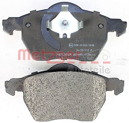 METZGER 1170114 Bremsbelagsatz, Scheibenbremse